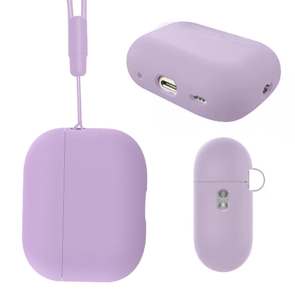 Kotelo kotelosuoja suojakuori Hang Silicon Case Kuulokekotelo AirPods Pro 1 2 + klipsikoukku hinta ja tiedot | Kuulokkeiden tarvikkeet | hobbyhall.fi