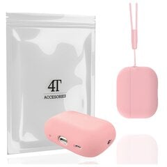 Kotelo kotelosuoja suojakuori Hang Silicon Case Kuulokekotelo AirPods Pro 1 2 + klipsikoukku hinta ja tiedot | 4Tech Tietokoneet ja pelaaminen | hobbyhall.fi