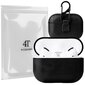 Kotelo kotelosuoja suojakuori Hang Silicon Case Kuulokekotelo AirPods Pro 1 + klipsikoukku + airtag hinta ja tiedot | Kuulokkeiden tarvikkeet | hobbyhall.fi