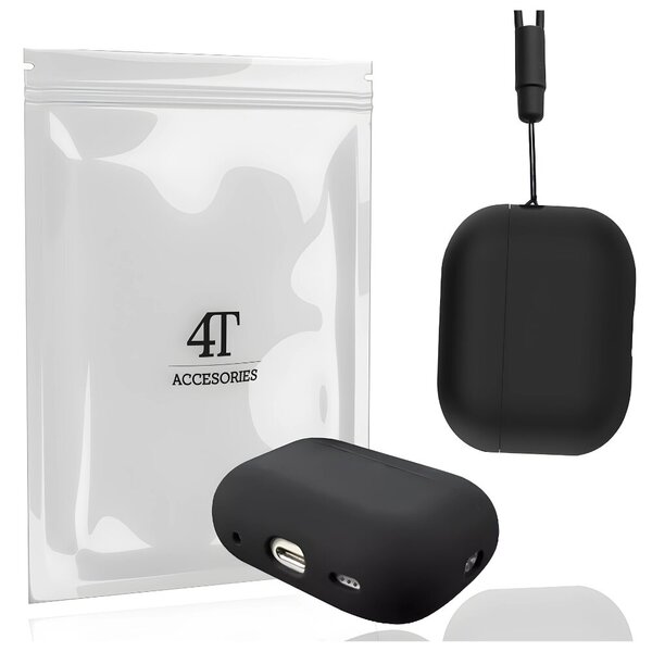 Kotelo kotelosuoja suojakuori Hang Silicon Case Kuulokekotelo AirPods Pro 1 2 + klipsikoukku