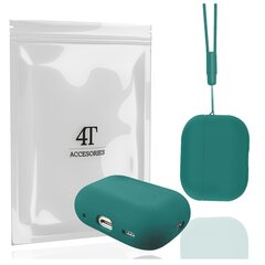 Kotelo kotelosuoja suojakuori Hang Silicon Case Kuulokekotelo AirPods Pro 1 2 + klipsikoukku hinta ja tiedot | Kuulokkeiden tarvikkeet | hobbyhall.fi