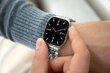 Ranneke Teräsranneke kelloihin Apple Watch Iwatch 4Tech mallia varten ULTRA SE 9 8 7 6 5 4 3 2 1 49 45 44 42 mm Band hopea hinta ja tiedot | Älykellojen ja aktiivisuusrannekkeiden lisätarvikkeet | hobbyhall.fi