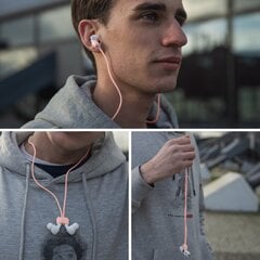 Hihna Silikoninauha Neckband mallia varten Apple Airpods Pro 1 2 vaaleanpunainen hinta ja tiedot | 4Tech Tietokoneet ja pelaaminen | hobbyhall.fi