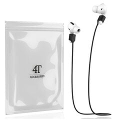 Hihna Silikoninauha Neckband mallia varten Apple Airpods Pro 1 2 musta hinta ja tiedot | Kuulokkeiden tarvikkeet | hobbyhall.fi