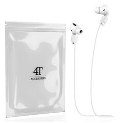 Hihna Silikoninauha Neckband mallia varten Apple Airpods Pro 1 2 valkoinen hinta ja tiedot | Kuulokkeiden tarvikkeet | hobbyhall.fi