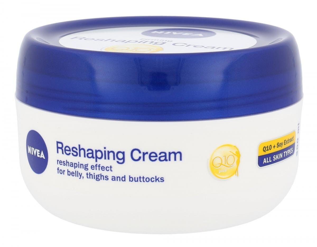 Nivea Q10 Plus Firming Reshaping Cream vartalovoide 300 ml hinta ja tiedot | Selluliittia ehkäisevät tuotteet | hobbyhall.fi