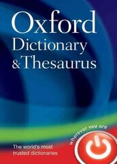 Oxford Dictionary and Thesaurus 2nd Revised edition hinta ja tiedot | Vieraiden kielten oppimateriaalit | hobbyhall.fi