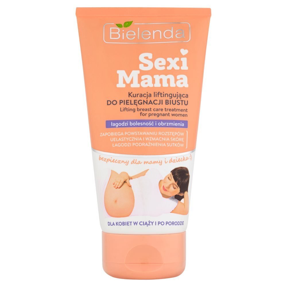 Bielenda Sexi Mama kohottava rintavoide raskaana oleville naisille 125 ml hinta ja tiedot | Selluliittia ehkäisevät tuotteet | hobbyhall.fi