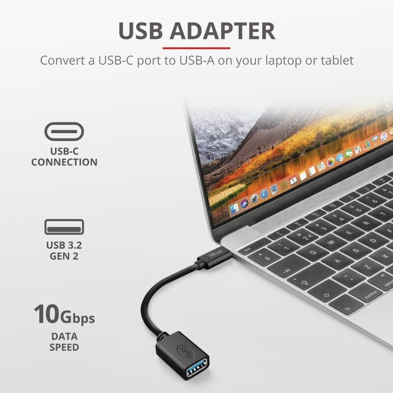 Trust Type-C USB 3.0 kaapeli hinta ja tiedot | Puhelinkaapelit | hobbyhall.fi