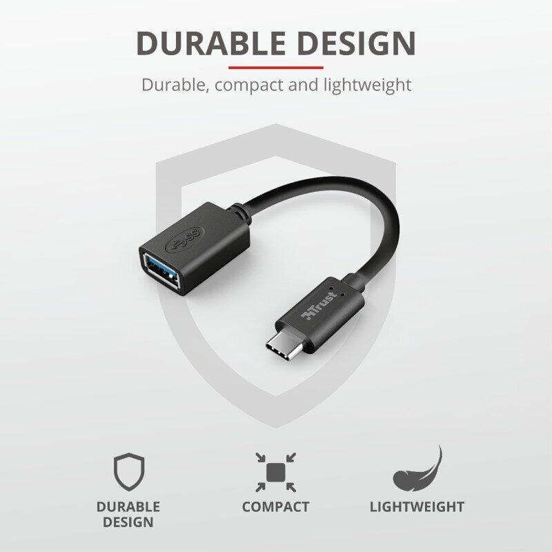 Trust Type-C USB 3.0 kaapeli hinta ja tiedot | Puhelinkaapelit | hobbyhall.fi