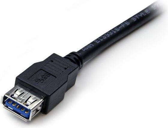 STARTCH 1 m musta USB 3 -jatkokaapeli hinta ja tiedot | Adapterit | hobbyhall.fi