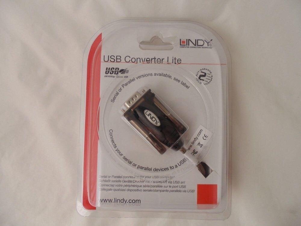 Lindy cable USB - USB Seriell Konverter Lite hinta ja tiedot | Puhelinkaapelit | hobbyhall.fi