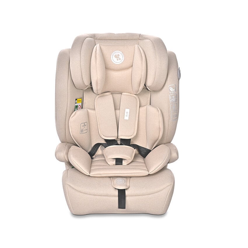 Autonistuin Lorelli Rio Isofix, 9-25 kg, beige hinta ja tiedot | Turvaistuimet | hobbyhall.fi