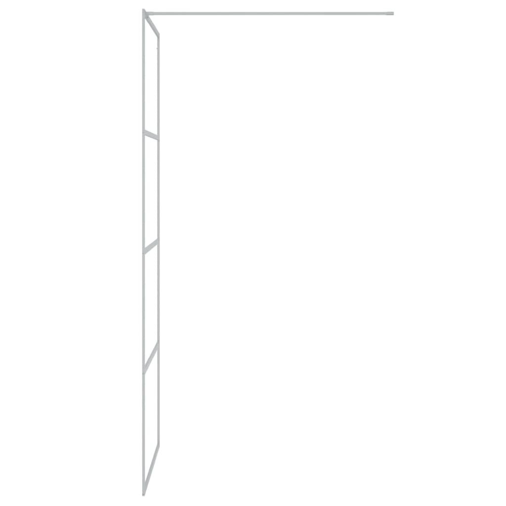 vidaXL Walk-in suihkuseinäke hopea 80x195 cm kirkas ESG-lasi hinta ja tiedot | Suihkuseinät ja -ovet | hobbyhall.fi