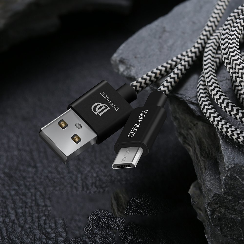 USB-kaapeli Dux Ducis K-ONE microUSB FastCharging 1,0m hinta ja tiedot | Puhelinkaapelit | hobbyhall.fi