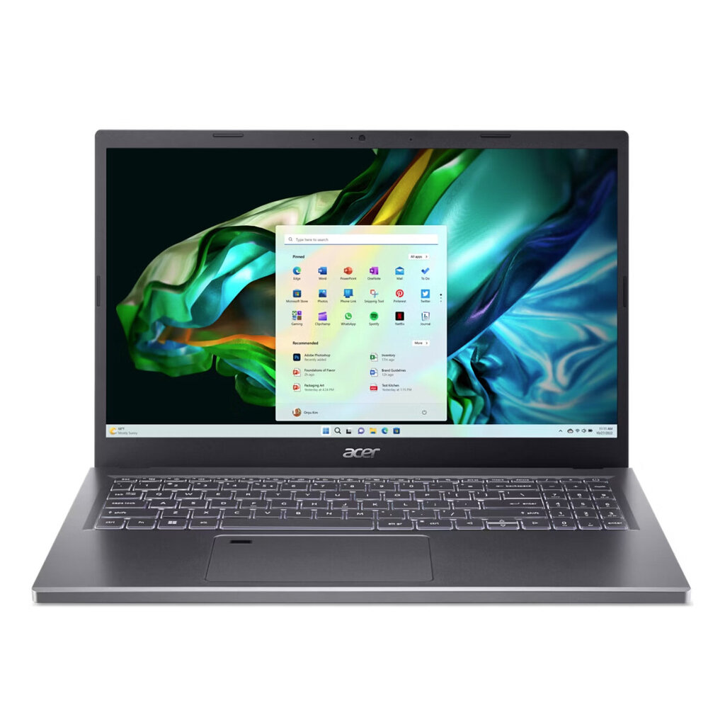 Acer Aspire 5 15 A515-48M 15.6 1920x1080 Ryzen 7 7730U 16GB 512SSD M.2 NVME WIN11 hinta ja tiedot | Kannettavat tietokoneet | hobbyhall.fi