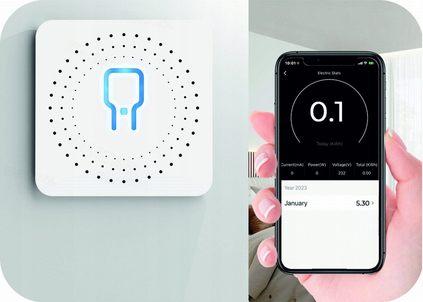 Tuya Smart Light Controller, valkoinen hinta ja tiedot | Paristot | hobbyhall.fi