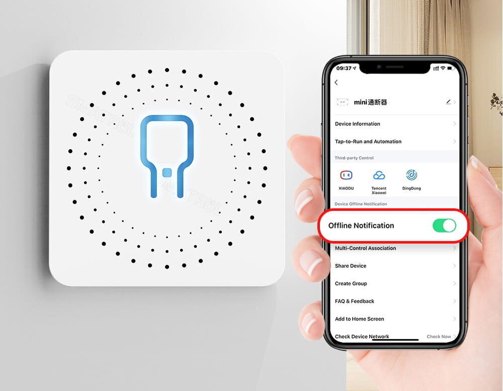 Tuya Smart Light Controller, valkoinen hinta ja tiedot | Paristot | hobbyhall.fi