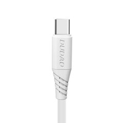 Dudao USB / USB C-tyypin nopea latausdatakaapeli 5A 1m, L2T, valkoinen hinta ja tiedot | Dudao Matkapuhelimet ja tarvikkeet | hobbyhall.fi