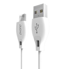 Dudao micro-USB datalatauskaapeli 2.4A 2m valkoinen (L4M 2m valkoinen) hinta ja tiedot | Dudao Matkapuhelimet ja tarvikkeet | hobbyhall.fi