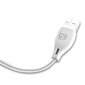 Dudao-kaapeli USB Type C 2.1A 1m valkoinen (L4T 1m valkoinen) hinta ja tiedot | Puhelinkaapelit | hobbyhall.fi