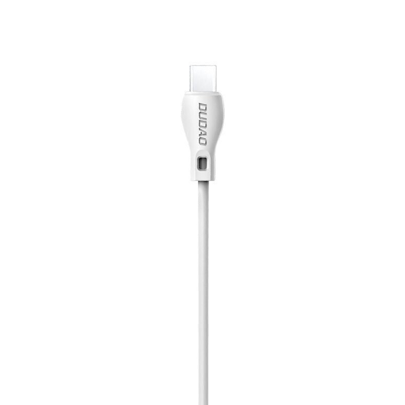 Dudao-kaapeli USB Type C 2.1A 2m valkoinen (L4T 2m valkoinen) hinta ja tiedot | Puhelinkaapelit | hobbyhall.fi