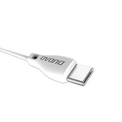 Dudao-kaapeli USB Type C 2.1A 2m valkoinen (L4T 2m valkoinen) hinta ja tiedot | Dudao Puhelimet, älylaitteet ja kamerat | hobbyhall.fi