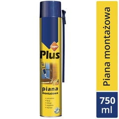 Super Plus matalapaineinen asennusvaahto 750ml hinta ja tiedot | Eristeet ja tiivisteet | hobbyhall.fi