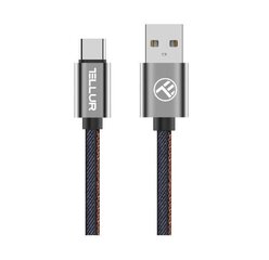 Kaapeli Tellur, USB / Type-C, 1m, Denim hinta ja tiedot | Tellur Puhelimet, älylaitteet ja kamerat | hobbyhall.fi