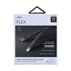 Uniq-kaapeli, USB-C-Lightning, 1,2 m hinta ja tiedot | Puhelinkaapelit | hobbyhall.fi