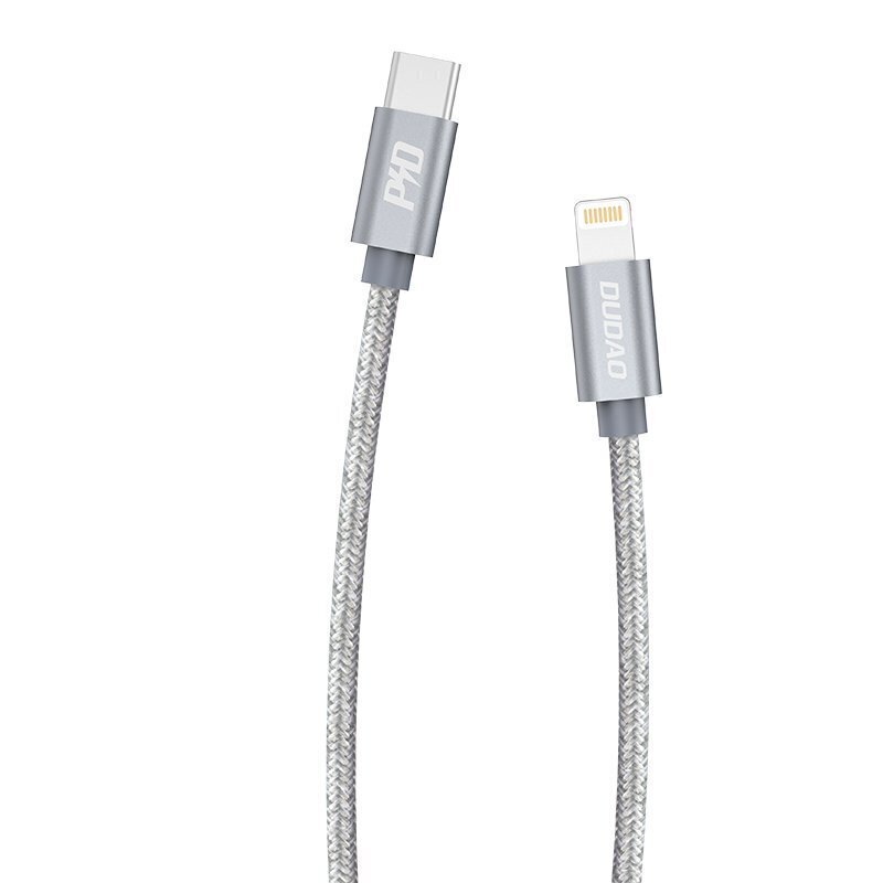 Dudao USB Typ C - Lightning, 1 m hinta ja tiedot | Puhelinkaapelit | hobbyhall.fi