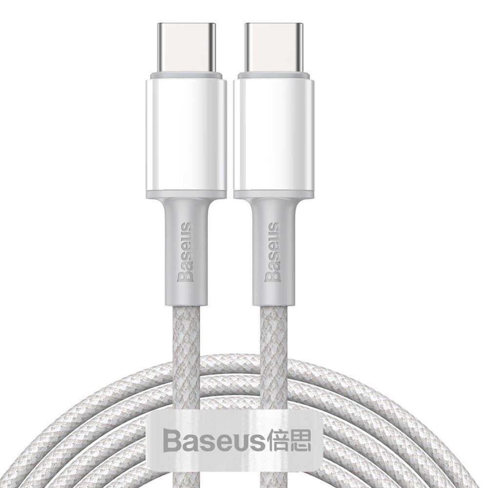 Baseus USB Type C - USB Type C, 2 m hinta ja tiedot | Puhelinkaapelit | hobbyhall.fi