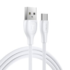 USB / USB-C latauskaapeli 2.1A 480 Mbps 1m valkoinen. hinta ja tiedot | Remax Puhelimet, älylaitteet ja kamerat | hobbyhall.fi