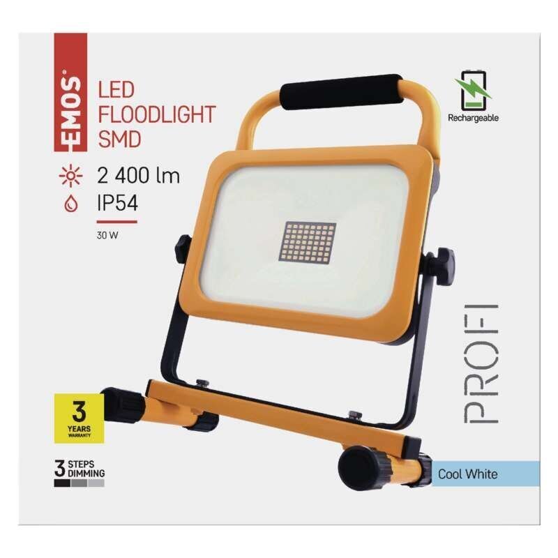 EMOS Flood Light LED-valonheitin, 30 W hinta ja tiedot | Taskulamput ja valonheittimet | hobbyhall.fi