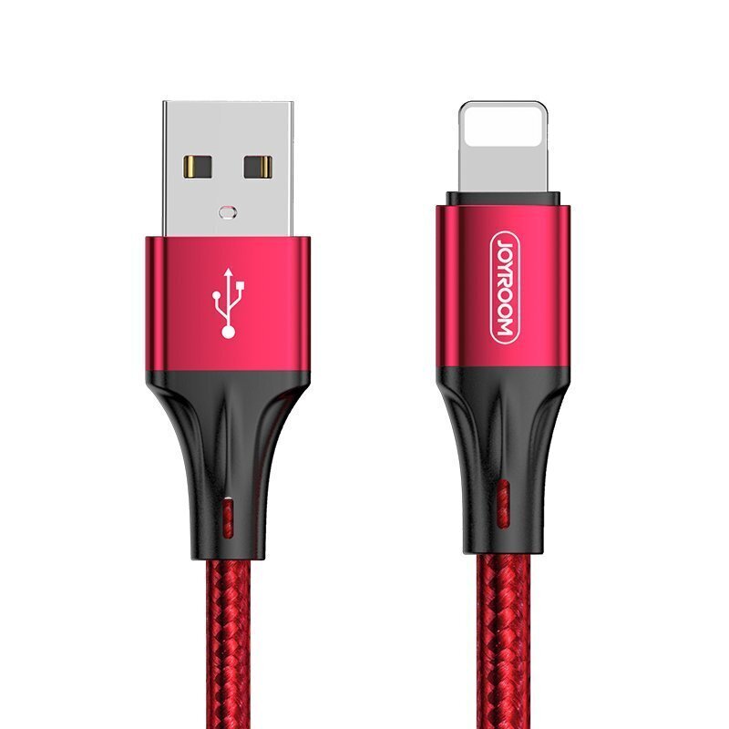 Joyroom USB - Lightning-kaapeli 3 A 0,2 m punainen (S-0230N1), hinta |  