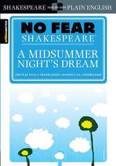 Midsummer Night's Dream (No Fear Shakespeare), Volume 7 hinta ja tiedot | Historiakirjat | hobbyhall.fi