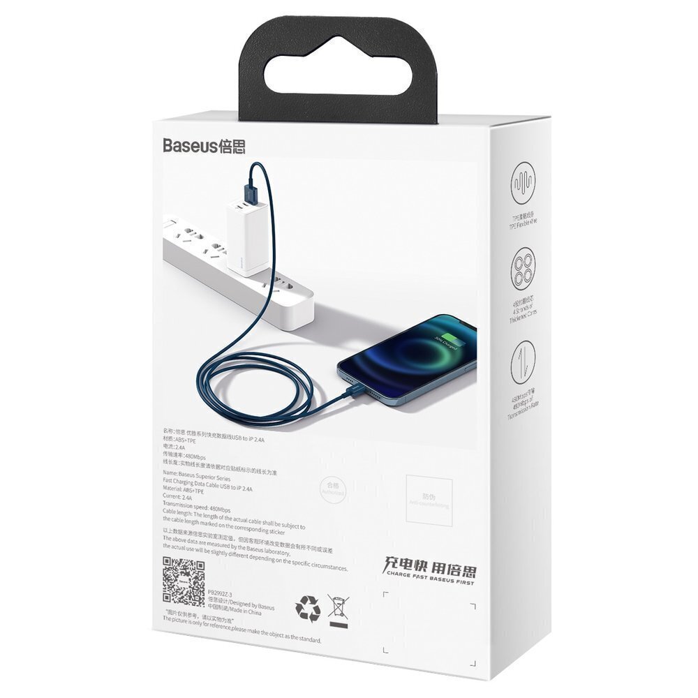 USB-teline, 2 m hinta ja tiedot | Puhelinkaapelit | hobbyhall.fi