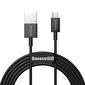 Baseus MicroUSB 2m pikalatauskaapeli , musta hinta ja tiedot | Puhelinkaapelit | hobbyhall.fi