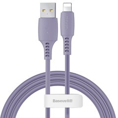 Baseus USB to Lightning 2.4A 1.2m latauskaapeli, violetti hinta ja tiedot | Puhelinkaapelit | hobbyhall.fi