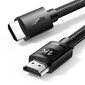 Ugreen HDMI 2.0 – HDMI 2.0 4K-kaapeli 1 m musta (HD119 30999) hinta ja tiedot | Puhelinkaapelit | hobbyhall.fi