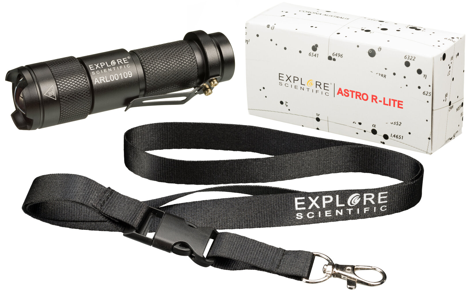 Taskulamppu Explore Scientific ASTRO R-LITE, punaiset valot hinta ja tiedot | Taskulamput ja valonheittimet | hobbyhall.fi