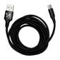 Wozinsky cable USB - USB Type C 2,4A 2m black(WUC-C2B) hinta ja tiedot | Puhelinkaapelit | hobbyhall.fi