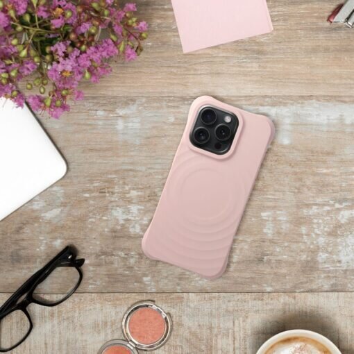 Zephyr Mag Cover iPhone 15 Pro (6,1″) - Pinkki hinta ja tiedot | Puhelimen kuoret ja kotelot | hobbyhall.fi