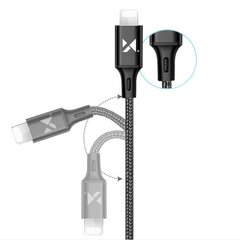 Wozinsky USB-kaapeli - Lightning 2.4A 1m valkoinen (WUC-L1W) hinta ja tiedot | Puhelinkaapelit | hobbyhall.fi