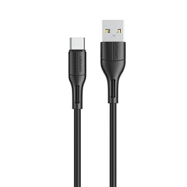 USAMS U68 USB-C lataus- ja datakaapeli 2A, musta hinta ja tiedot | Puhelinkaapelit | hobbyhall.fi