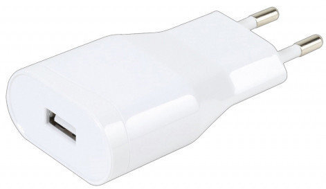 Vivanco USB-laturi 1A, valkoinen (38348) hinta ja tiedot | Puhelimen laturit | hobbyhall.fi