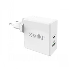 CELLY TRAVEL CHARGER USB-C POWER DELIVERY 30W WHITE hinta ja tiedot | Puhelimen laturit | hobbyhall.fi
