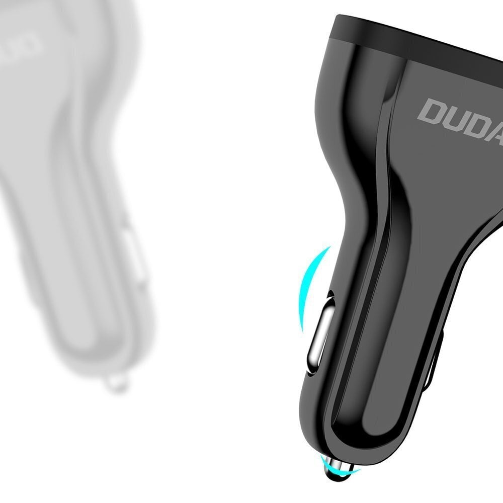 Dudao Universal Autolaturi 3x USB Quick Charge 3.0 QC3.0 2.4A 18W valkoinen (R7S White) hinta ja tiedot | Puhelimen laturit | hobbyhall.fi