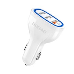 Dudao Universal Autolaturi 3x USB Quick Charge 3.0 QC3.0 2.4A 18W valkoinen (R7S White) hinta ja tiedot | Dudao Puhelimet, älylaitteet ja kamerat | hobbyhall.fi