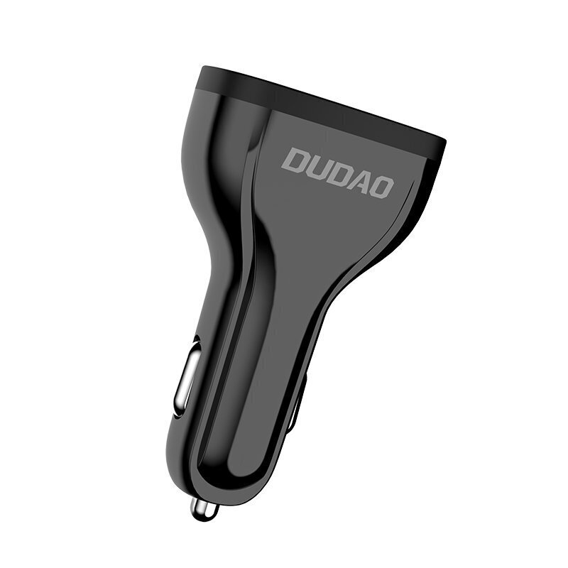 Dudao Universal Autolaturi 3x USB Quick Charge 3.0 QC3.0 2.4A 18W valkoinen (R7S White) hinta ja tiedot | Puhelimen laturit | hobbyhall.fi